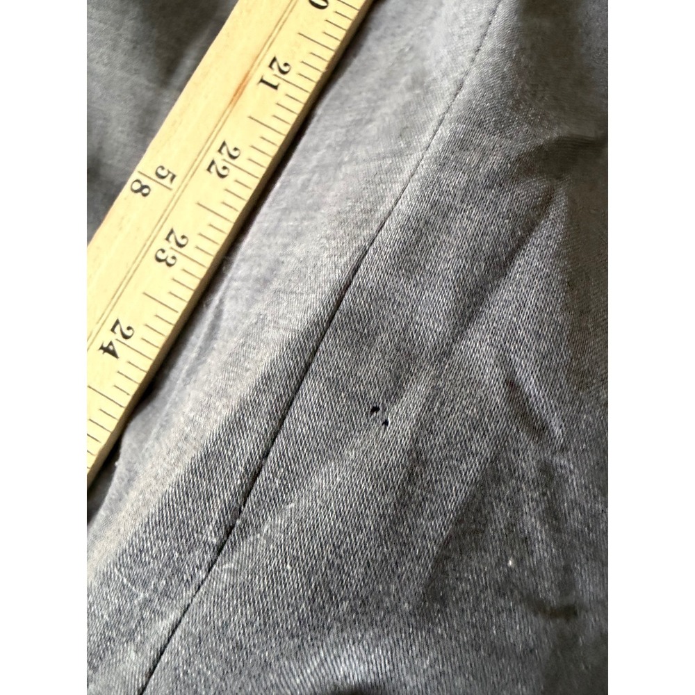 Indochino Mens Gray Two Button Tailored‎ Blazer Jacket Blue Polka Dot Lining 42R - Picture 7 of 11